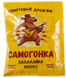 "Самогонка Балалайка Мишка", 100 г