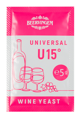 Изображение Винные дрожжи Beervingem "Universal U15", 5 г