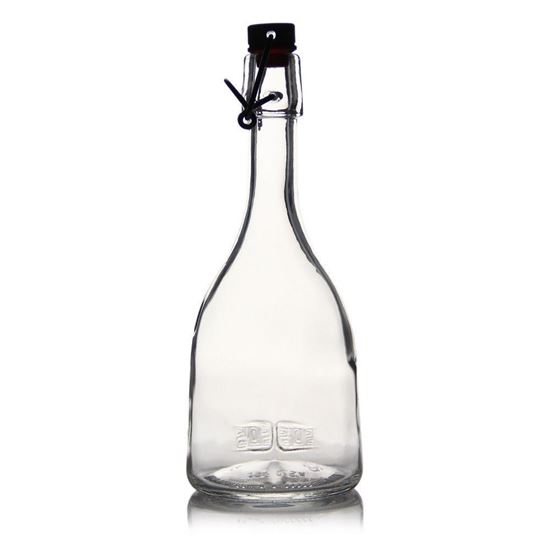 Изображение Бутылка стеклянная "Бабл", с бугельной пробкой, 0,5 л