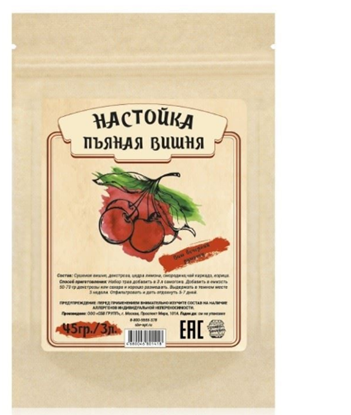 Изображение Настойка «Пьяная Вишня», 45 гр