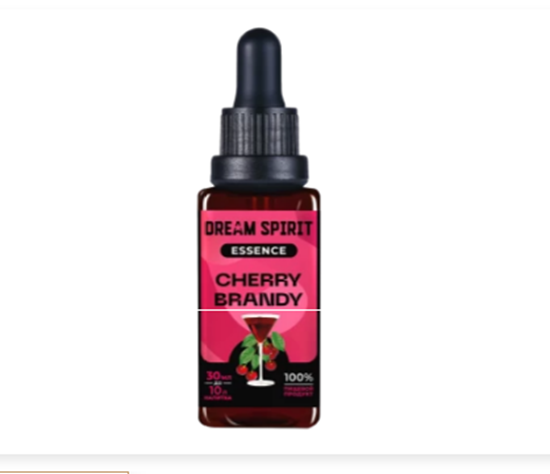 Изображение ЭССЕНЦИЯ DREAM SPIRIT "ЧЕРРИ-БРЕНДИ\CHERRY BRANDY" (АРОМАТИЗАТОР ПИЩЕВОЙ), 30 МЛ